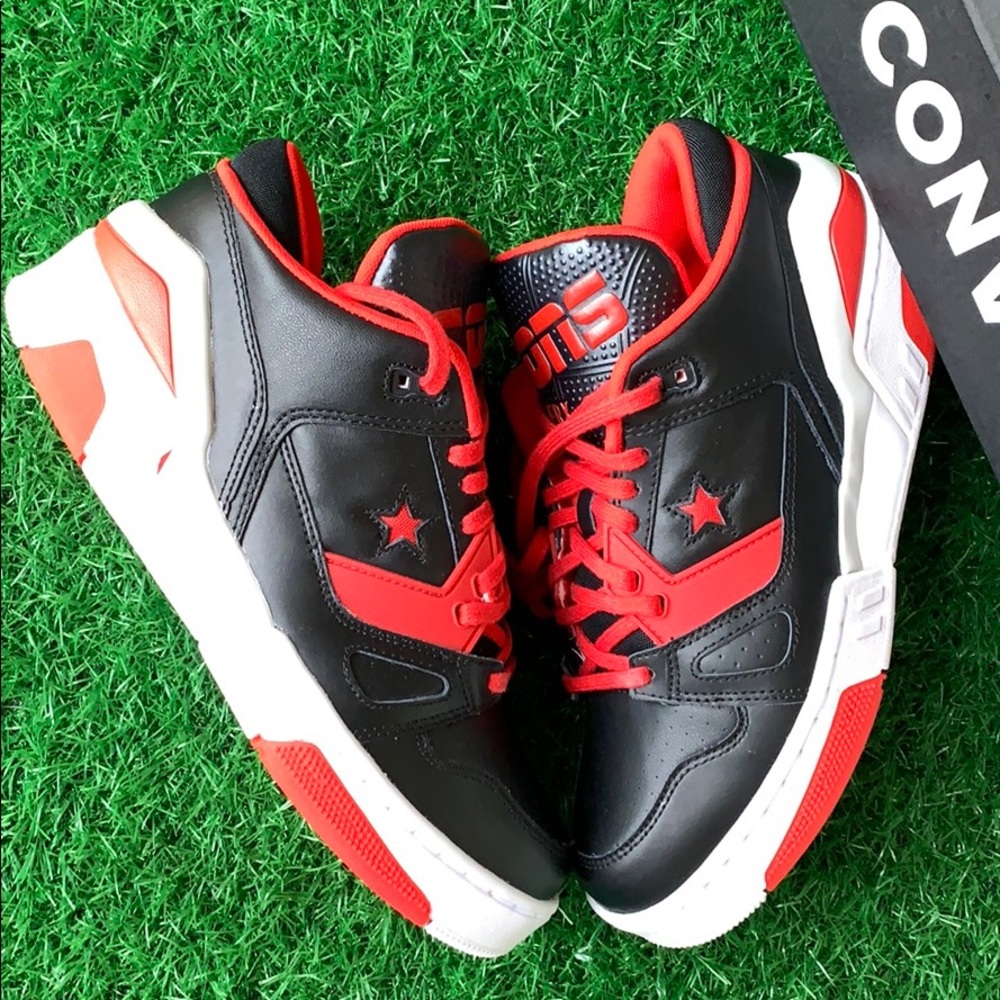 CONVERSE ERX 260 OX BLACK/UNIVERSITY RED/White WMN - Picture 15 of 16